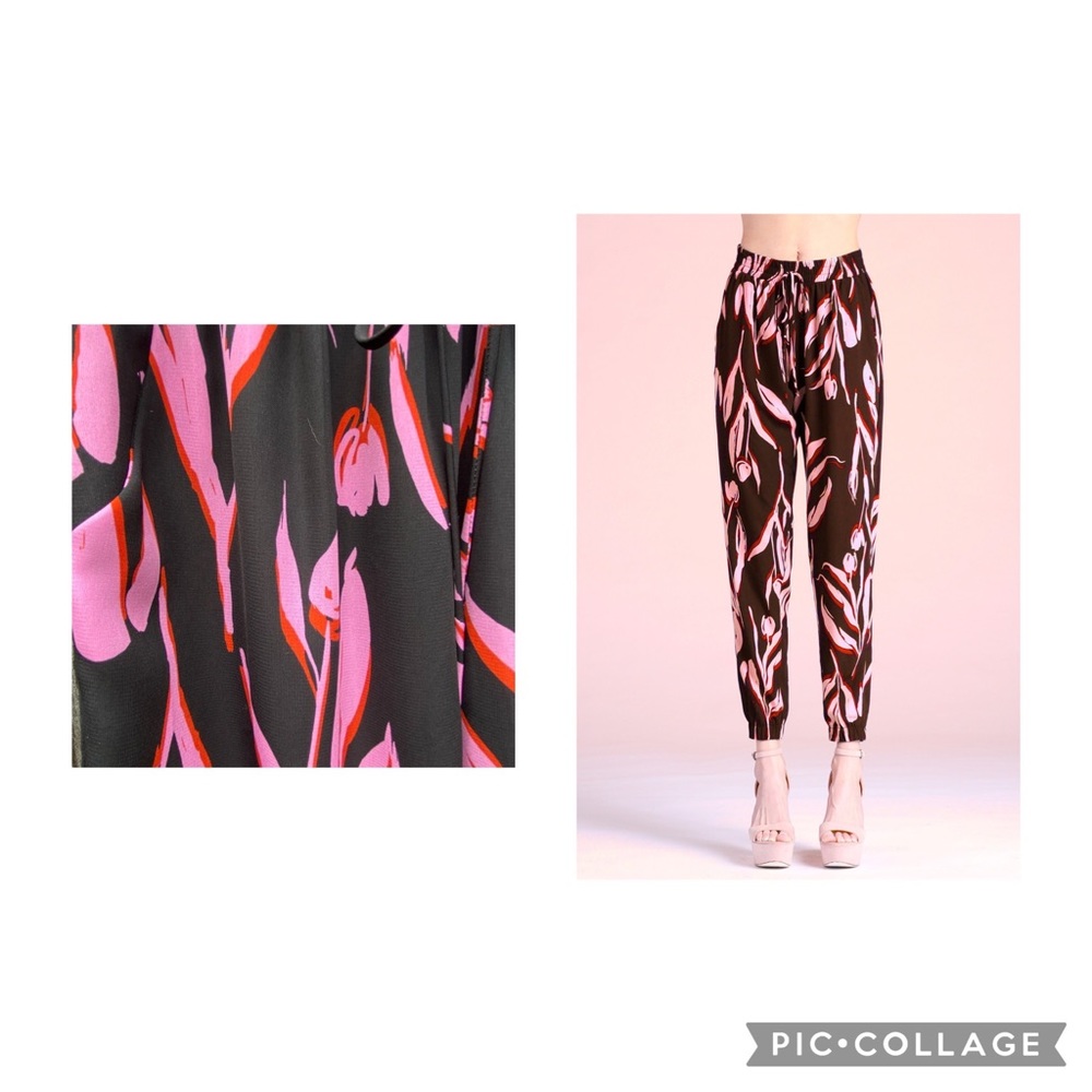 TYCHE Tulip Print Easy Jogger Size Medium